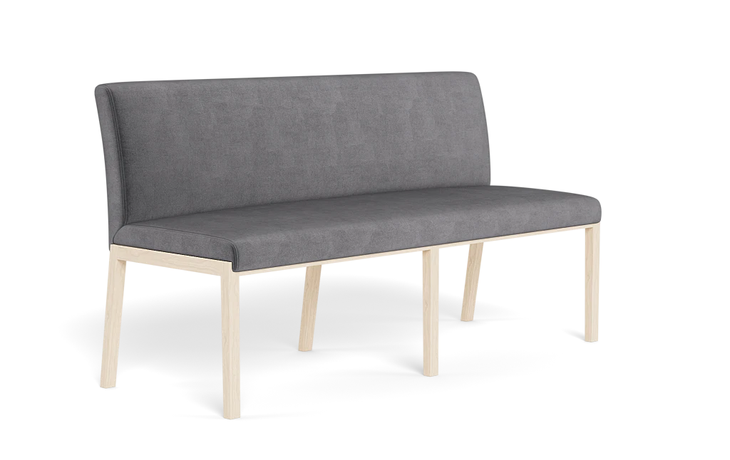 Interior Define Callen Wood Framed Upholstered Bench - Thumbnail 3
