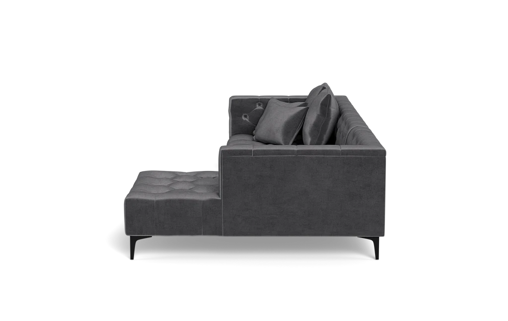 Interior Define Ms. Chesterfield Chaise Sectional - Thumbnail 2