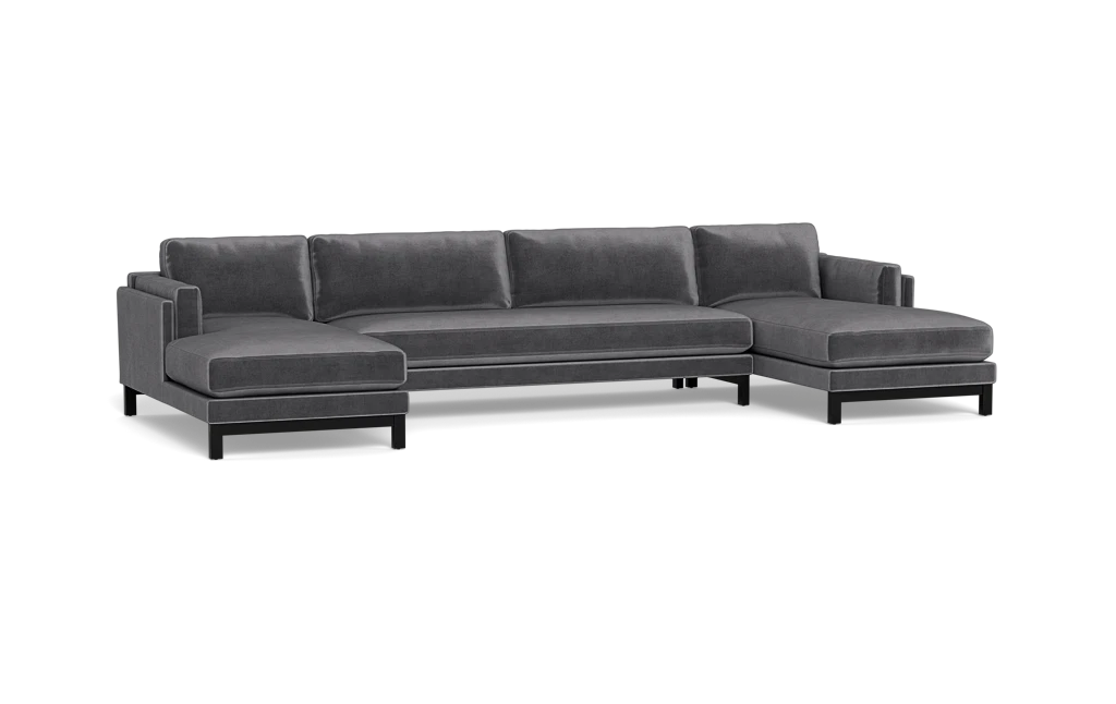 Gaby 3-piece 4-Seat U-Sectional - Thumbnail 3