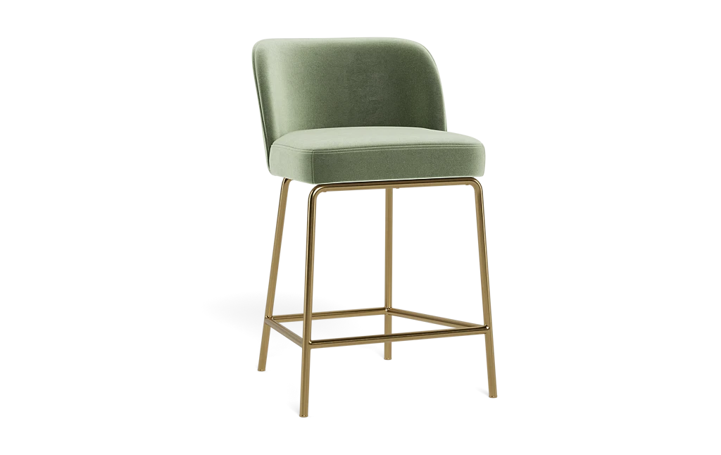 Graham Metal Framed Upholstered Stool Interior Define