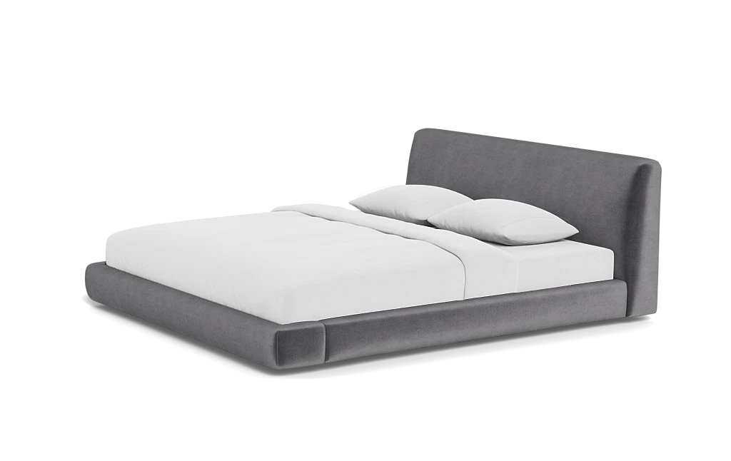 Interior Define Kaleb Upholstered Platform Bed - Thumbnail 2