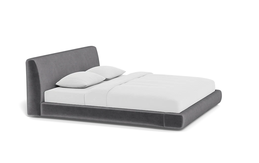 Interior Define Kaleb Upholstered Platform Bed - Thumbnail 4