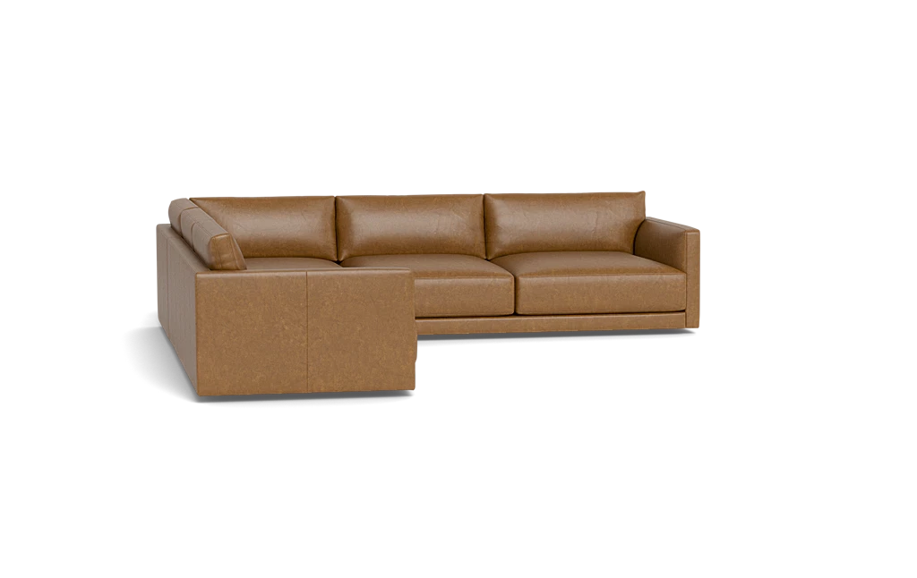 Tan leather discount 4 seater sofa