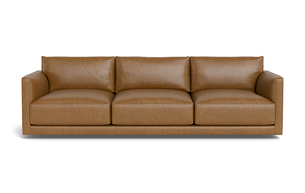 Lukas Leather 3-Seat Sofa - Thumbnail 5