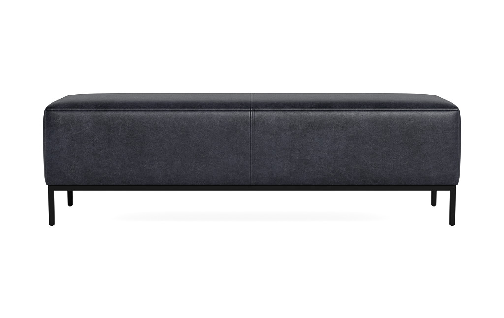 Miller Leather Storage Bench