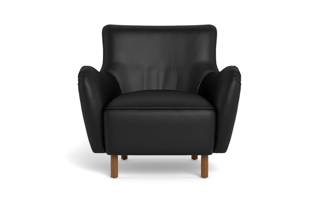 Low slung best sale leather chair