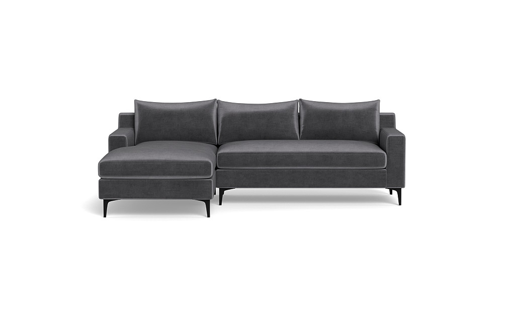 Sloan Leather Chaise Sectional
