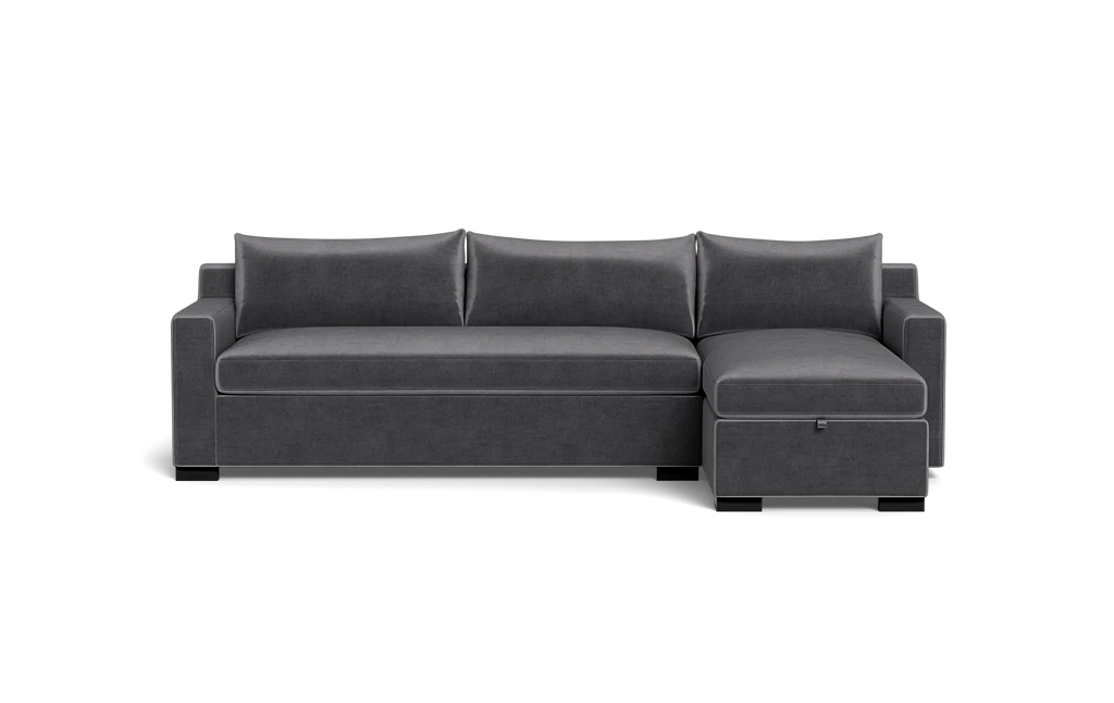 Interior Define Sloan Chaise Sleeper Sectional