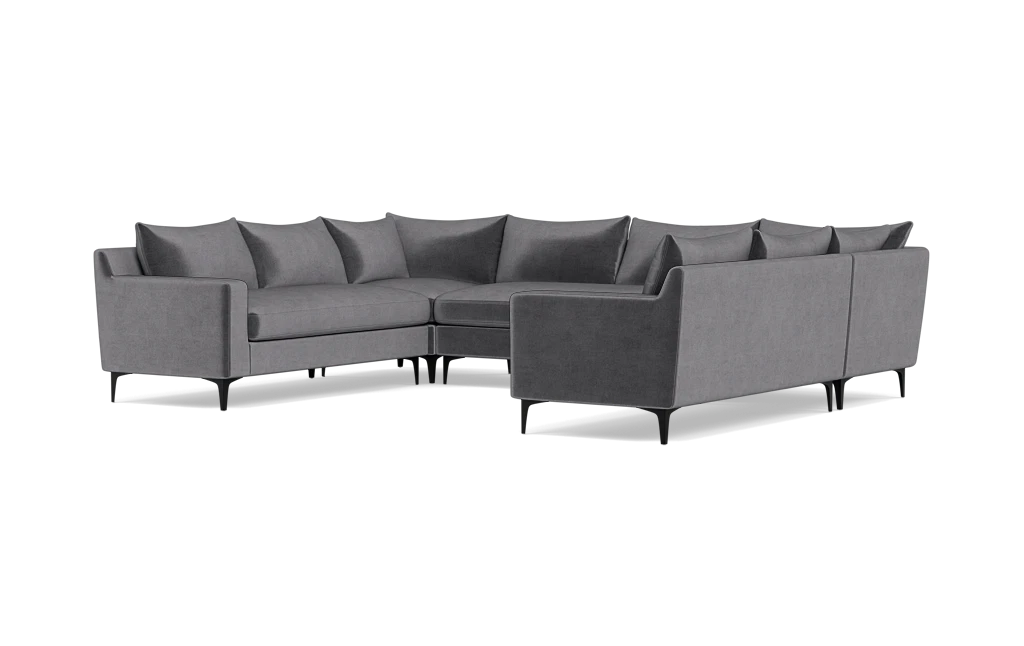 Interior Define Sloan U-Sectional Sofa - Thumbnail 5
