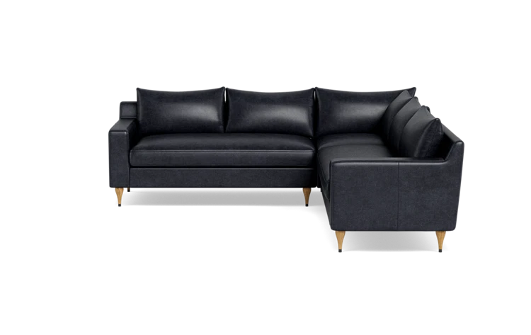 Sloan Leather Corner Custom Sectional Sofa Interior Define