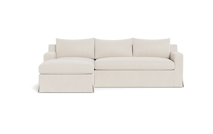 Sloan Slipcovered Chaise Sectional