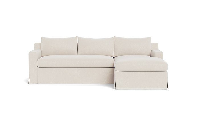 Sloan Slipcovered Chaise Sectional