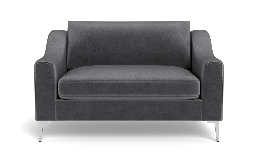 Black chair best sale and a half