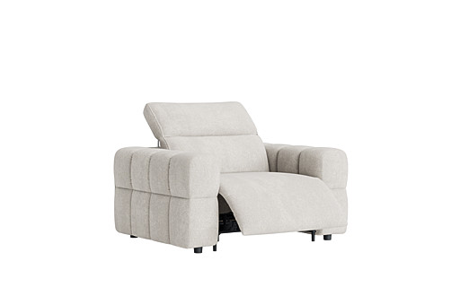 scarlet armchair without environment shadow