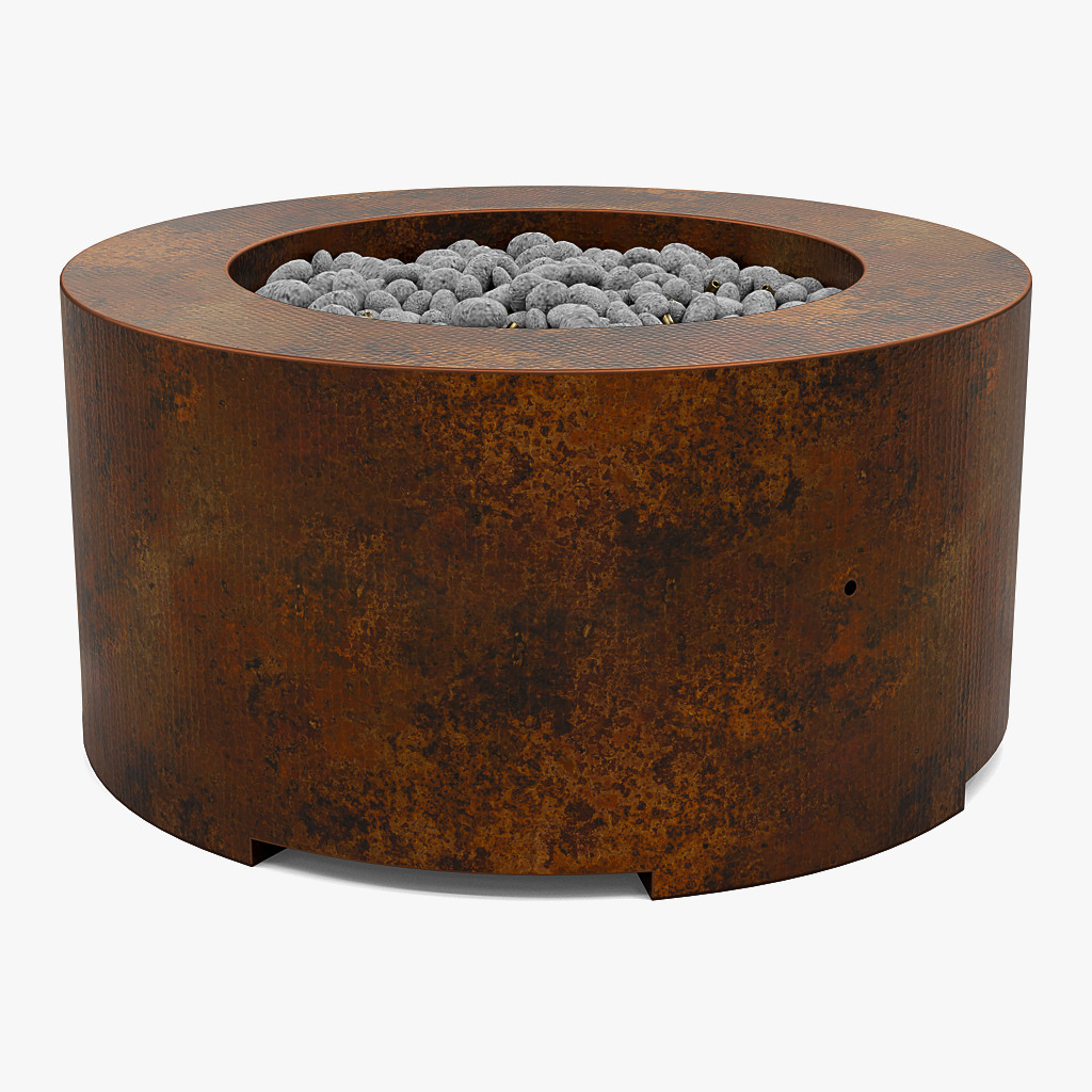 CopperSmith Custom Cylindrical Firepit