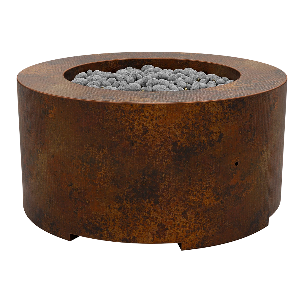 Cylindrical Fire Pit from CopperSmith