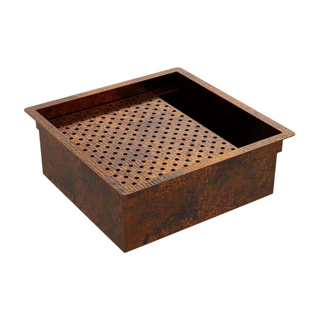 Custom Workstation Bar Sink from World CopperSmith