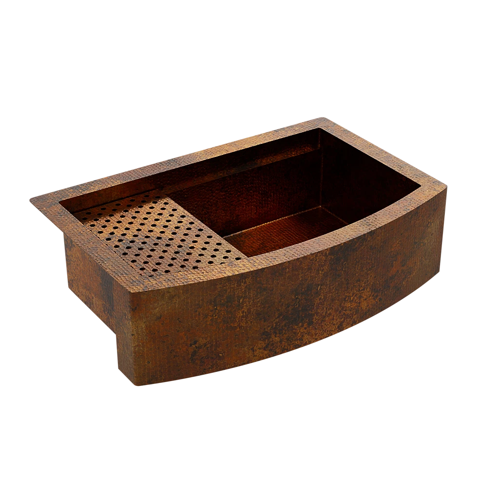 Custom Workstation Sink from World CopperSmith