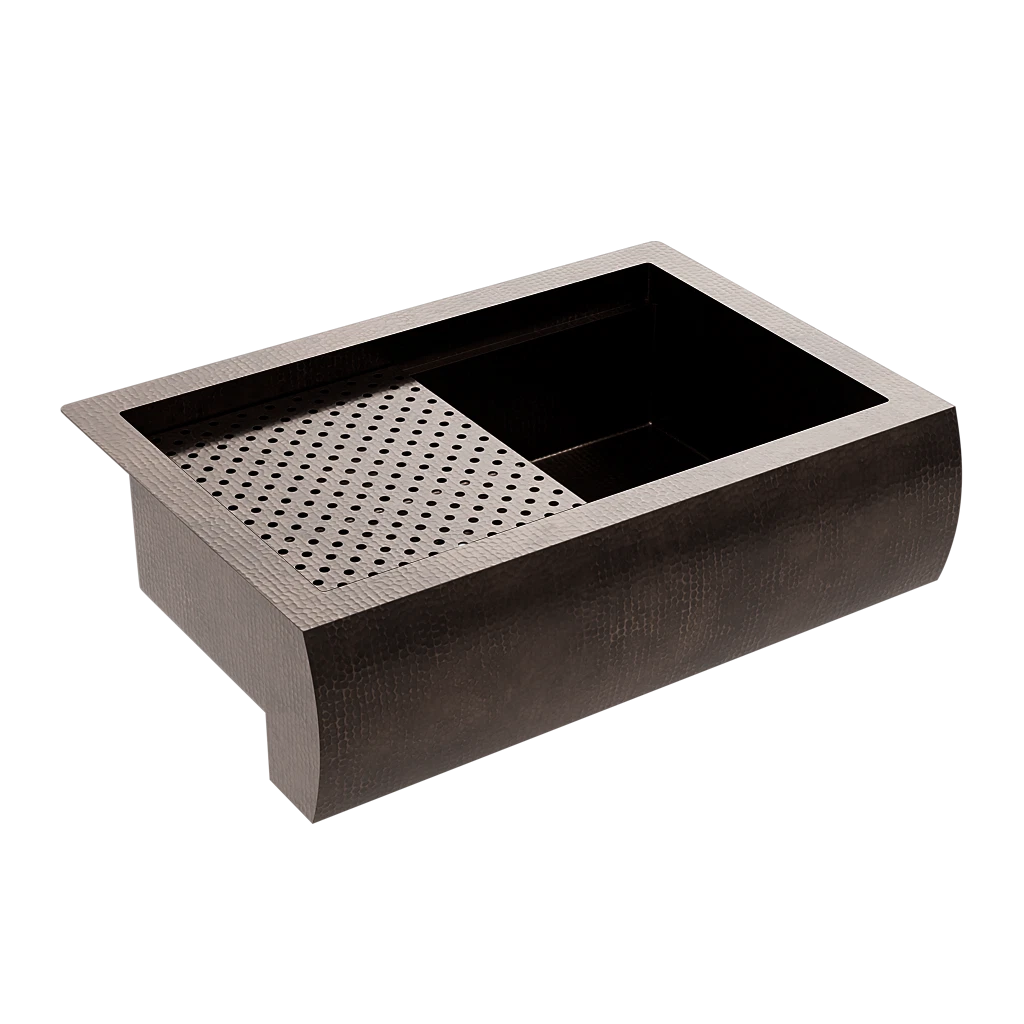 Custom Workstation Sink from World CopperSmith