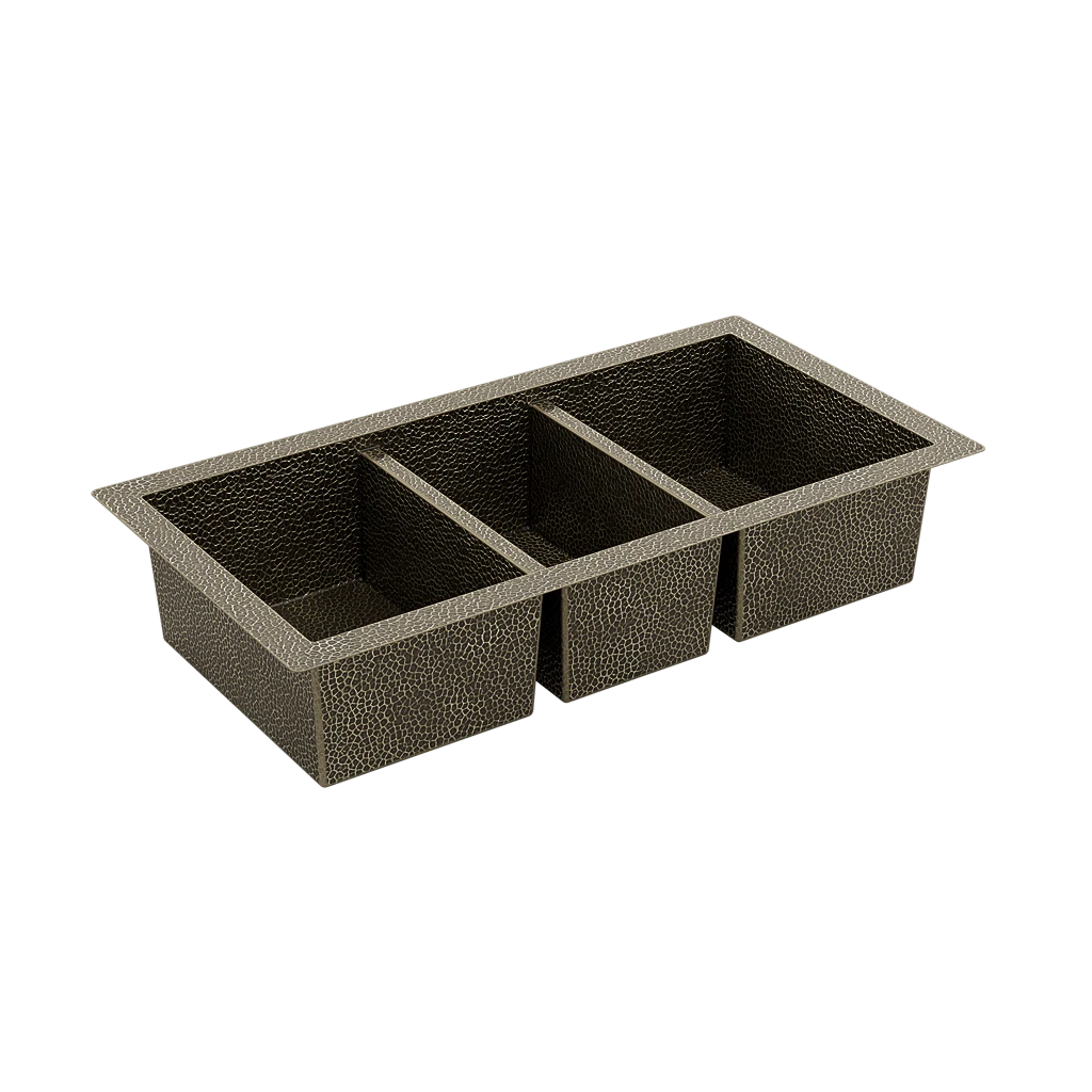 Custom Triple Bowl Sink from World CopperSmith