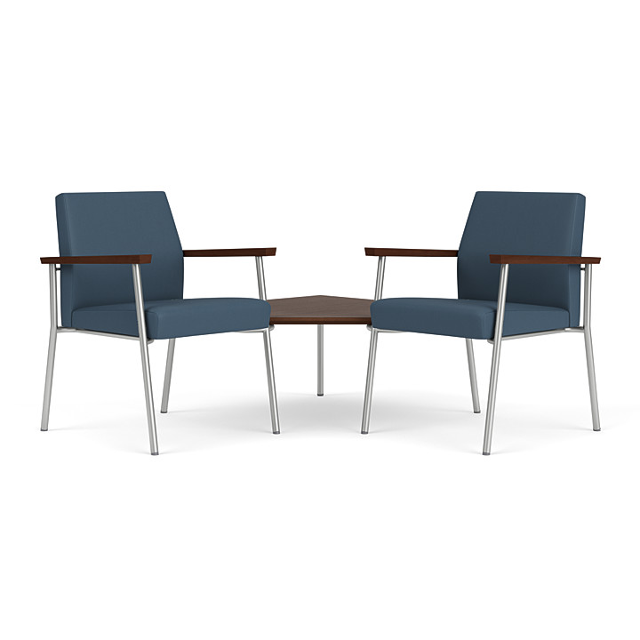 Lesro Mystic Chairs with Connecting Corner Table - Thumbnail 3