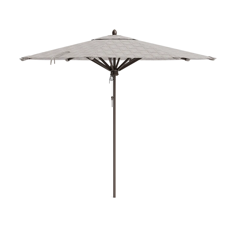 brown jordan patio umbrellas Tamiami Dining Set (Set of 5) 1960s Brown Jordan Sun Shade