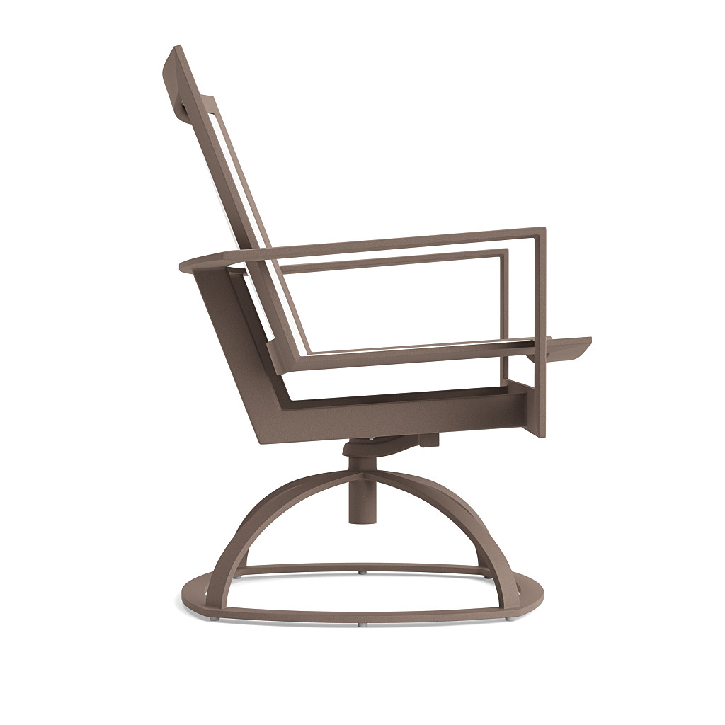 Parkway Framed Sling Swivel Rocker - Brown Jordan
