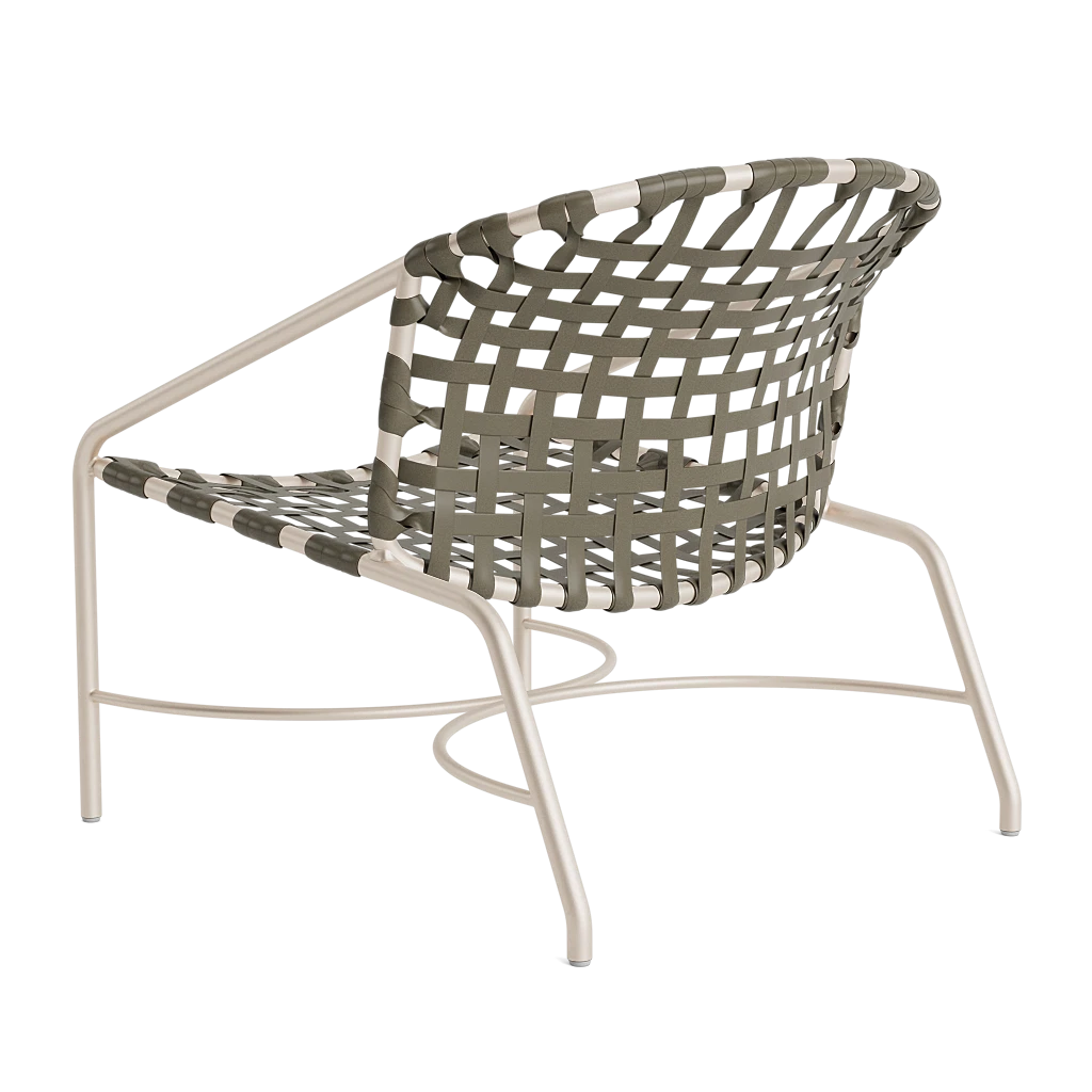 Kantan Vinyl Lounge Chair - Brown Jordan