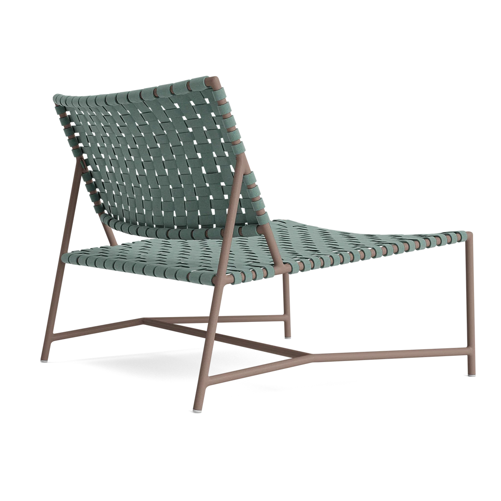 Stretch Armless Lounge Chair - Brown Jordan