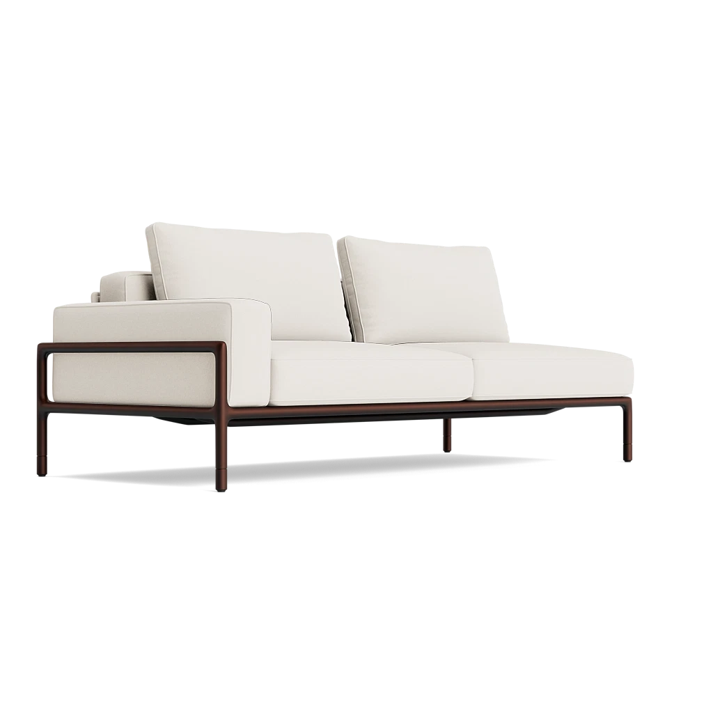 Moto Left Arm Sectional Loveseat - Brown Jordan