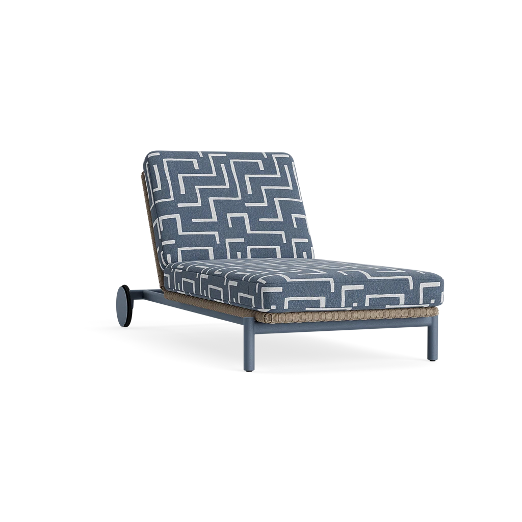 Oliver Adjustable Chaise - Brown Jordan