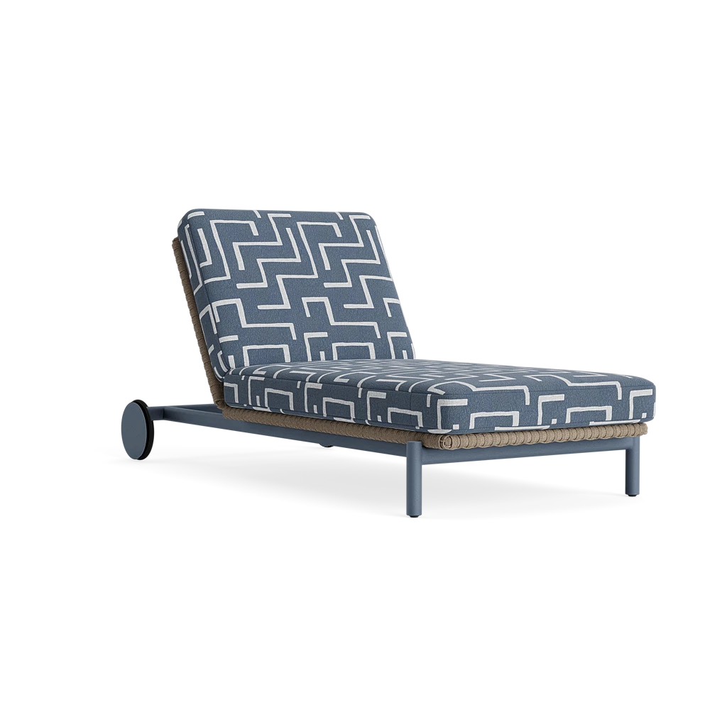 Oliver Adjustable Chaise - Brown Jordan