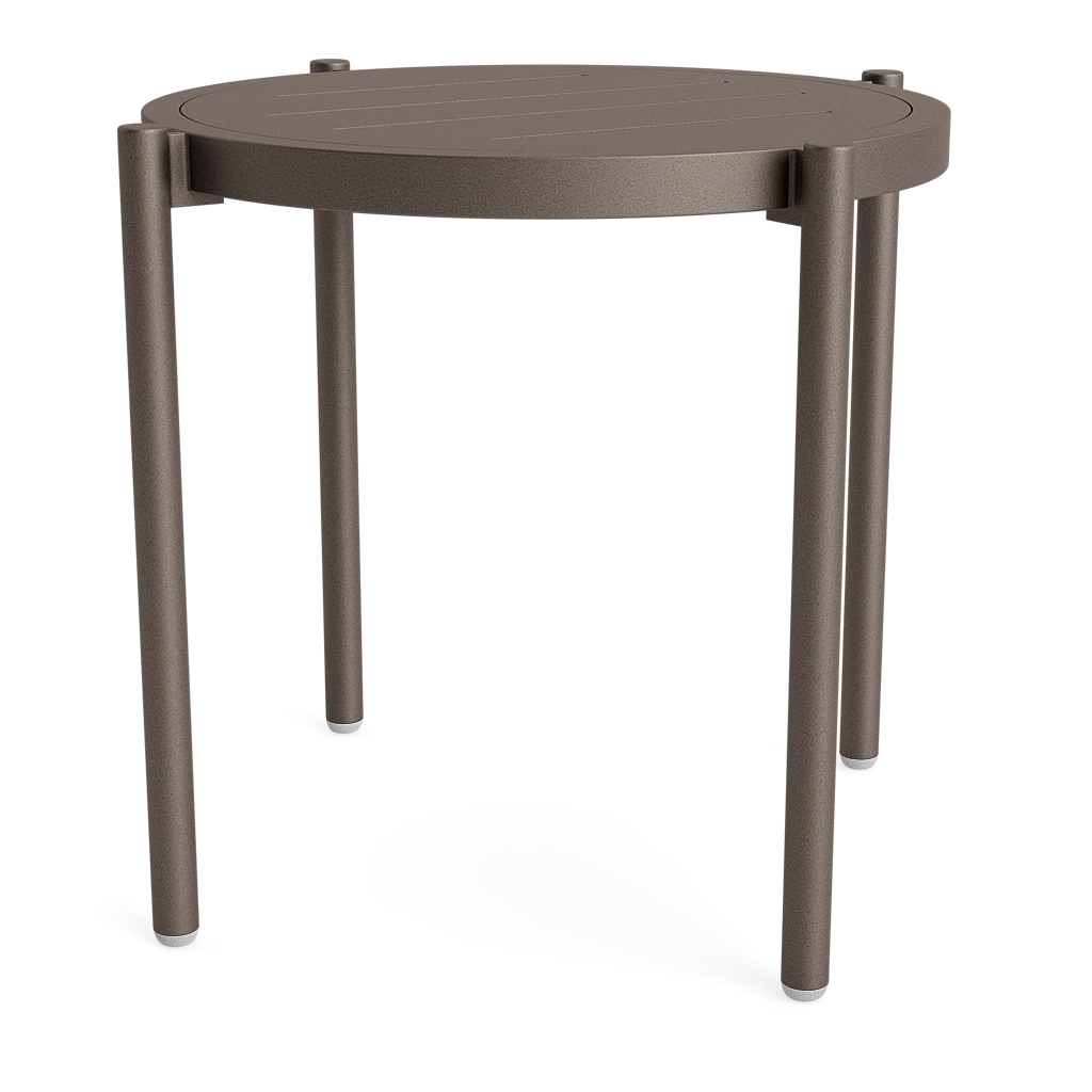 Lisbon Slat Stacking Side Table - Brown Jordan