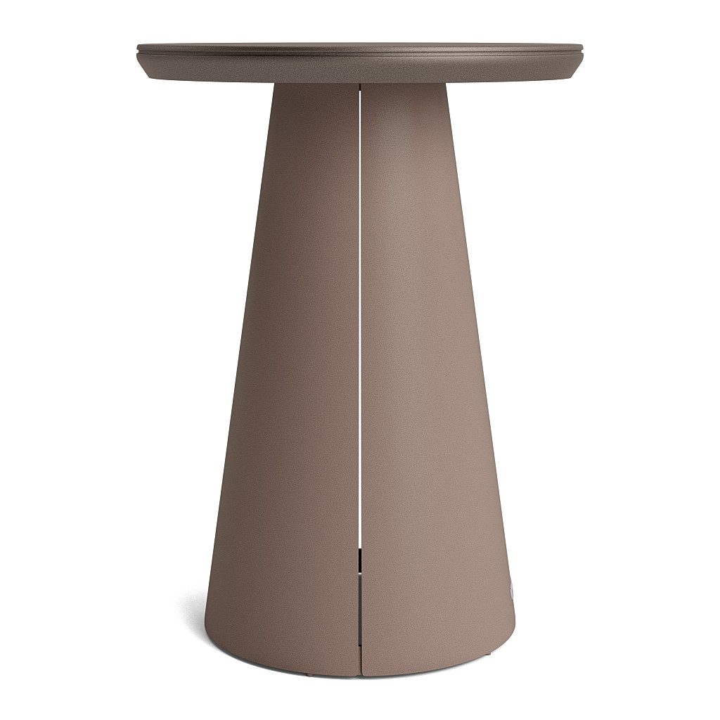 Atlas 16 Inch Round Drink Table - Brown Jordan