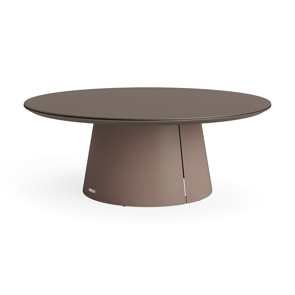 Atlas Coffee Table 42-Inch Round - Brown Jordan