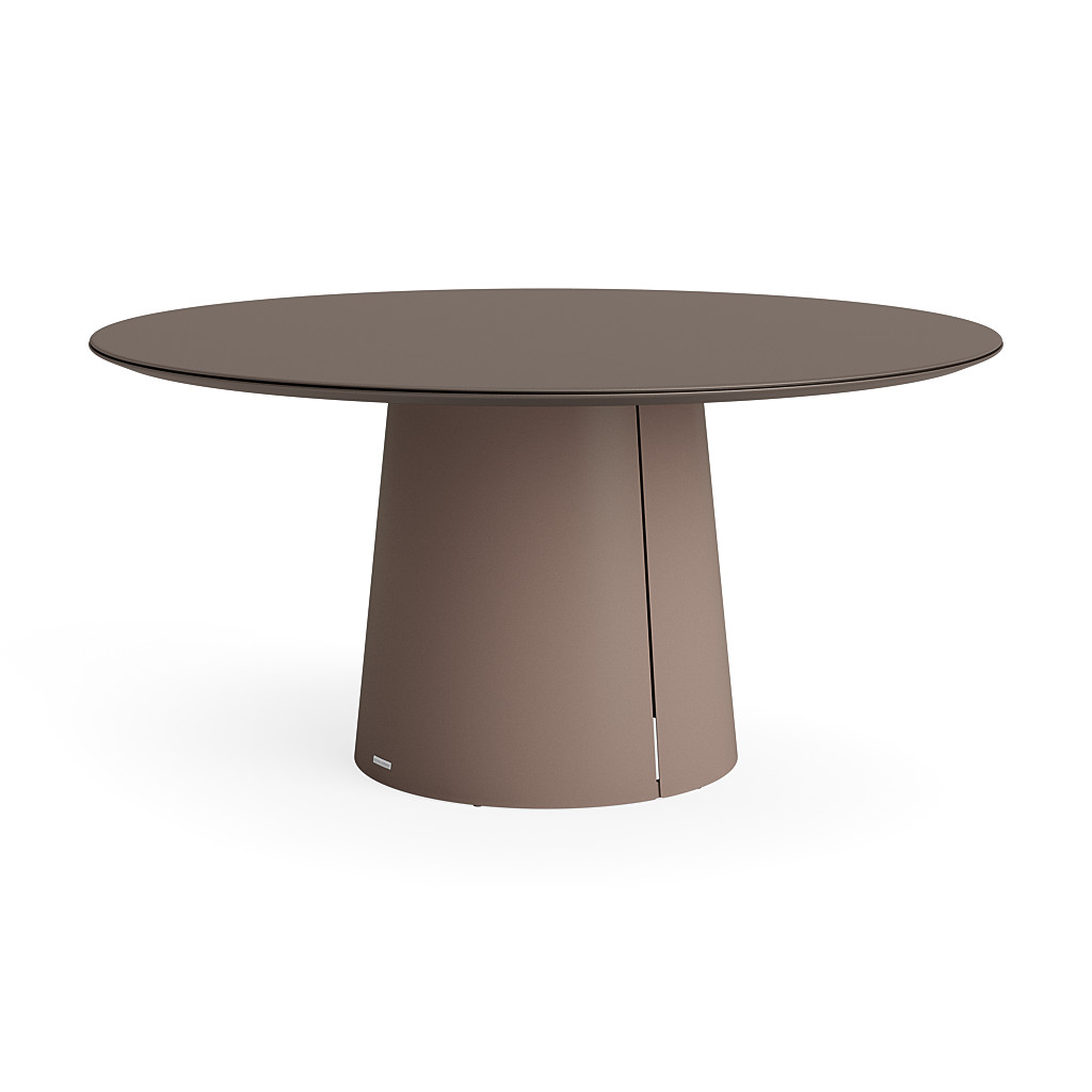 Atlas 60 Inch Round Dining Table - Brown Jordan
