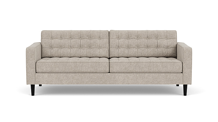 Reverie Modern Sofa Brown Black Or, Does Sofa Height Include Legs