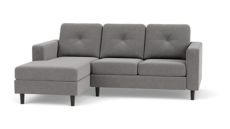 Solo Grey Sectional Ready Made From Eq3, 2 Piece Sectional Sofa With Chaise
