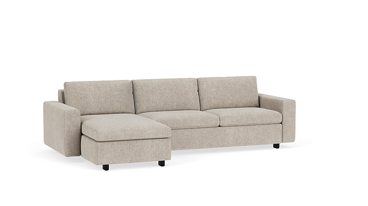Reva Sofa Bed With Storage White, Leather Sofa With Chaise Canada