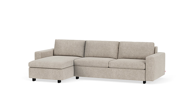 Reva Sofa Bed With Storage White, Real Leather Sectional Sofa Beds Canada