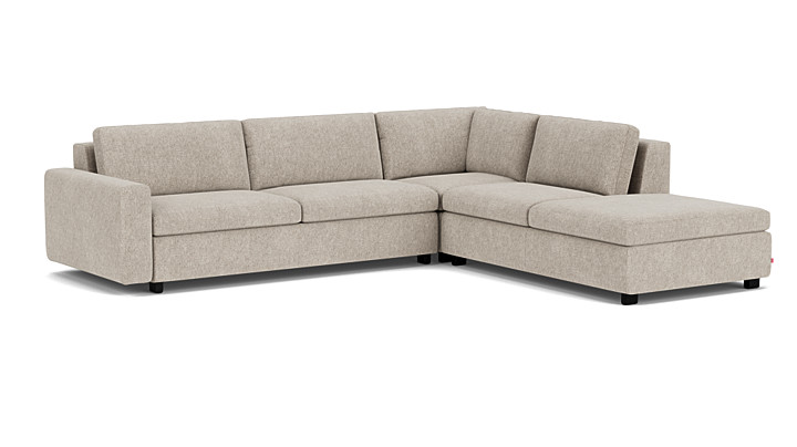 Reva Storage Sectional Genuine, Genuine Leather Sectionals Canada