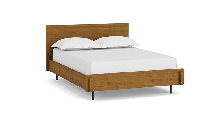 Eq3 S Reclaimed Teak Bed, Bed Frames Reno