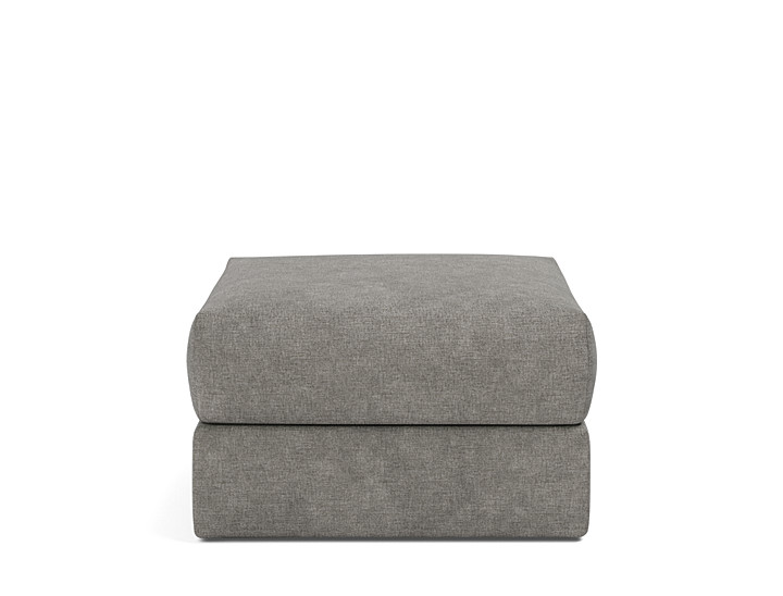 Taburet otoman cu depozitare Cornila 75x75cm, tesatura la alegere