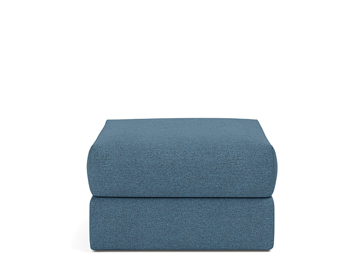 Taburet otoman cu depozitare Cornila 75x75cm, tesatura la alegere
