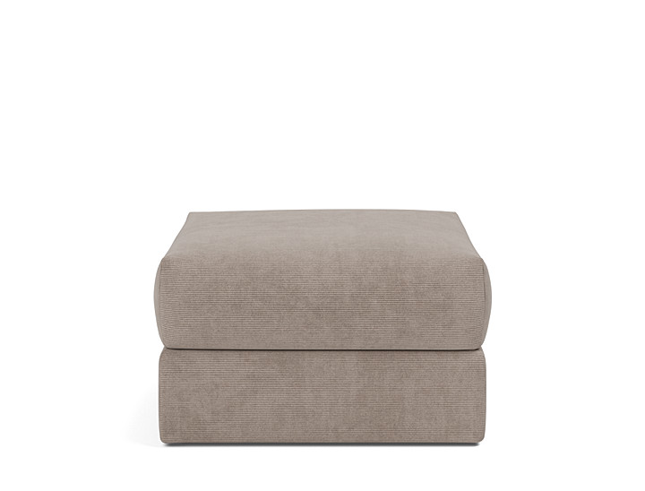 Taburet otoman cu depozitare Cornila 75x75cm, tesatura la alegere