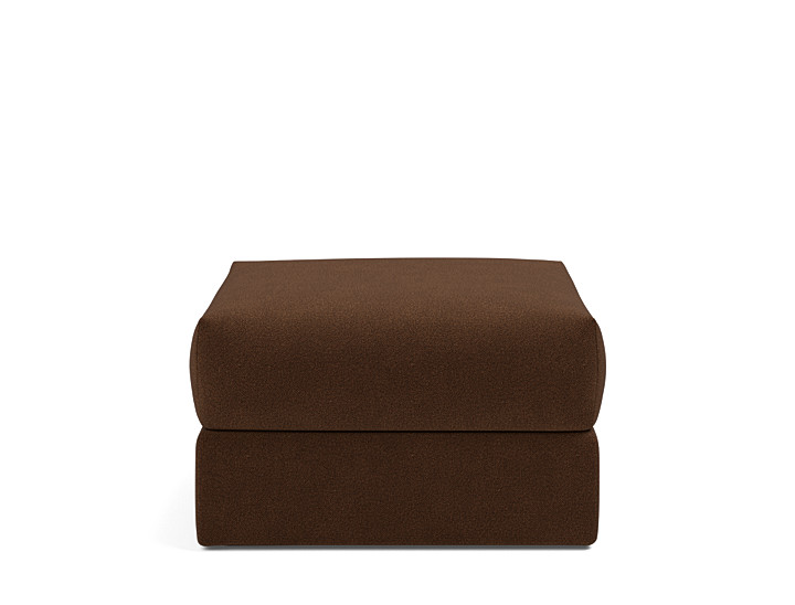 Taburet otoman cu depozitare Cornila 75x75cm, tesatura la alegere
