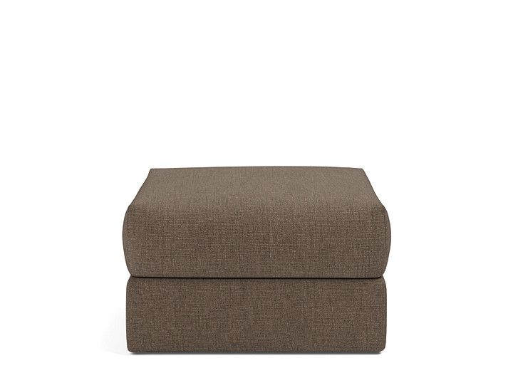 Taburet otoman cu depozitare Cornila 75x75cm, tesatura la alegere
