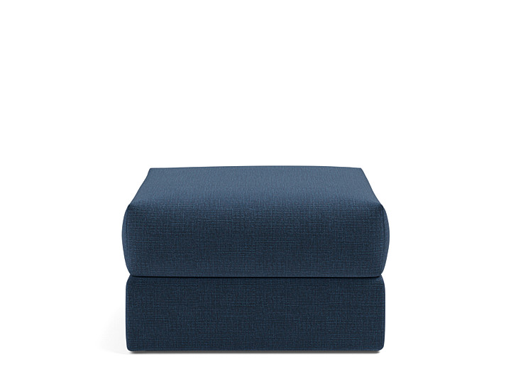 Taburet otoman cu depozitare Cornila 75x75cm, tesatura la alegere