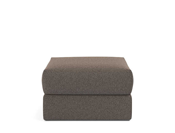 Taburet otoman cu depozitare Cornila 75x75cm, tesatura la alegere