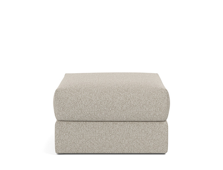 Taburet otoman cu depozitare Cornila 75x75cm, tesatura la alegere